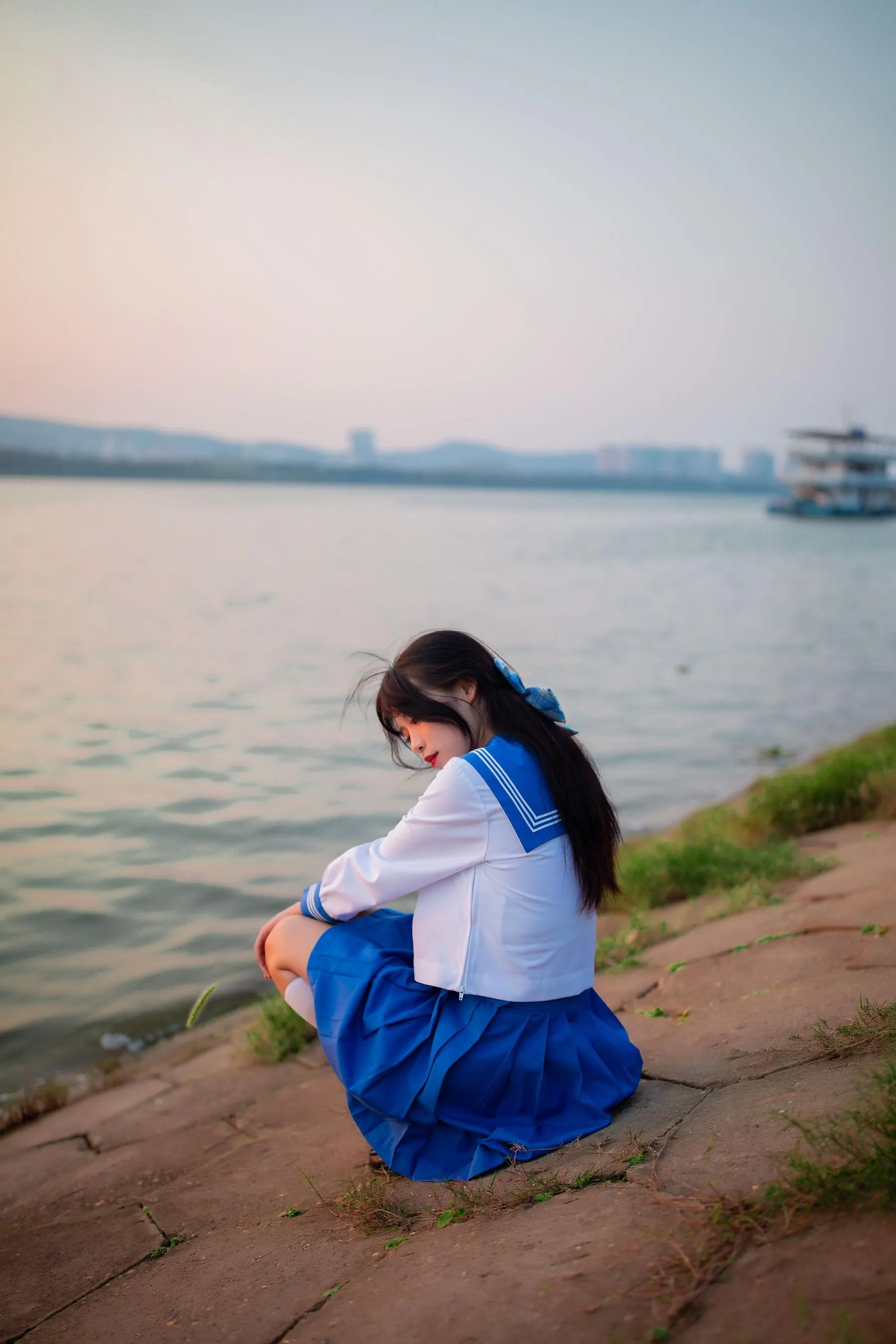 [YITUYU艺图语]2022.02.02 JK少女 一只橙子 [48P]插图7